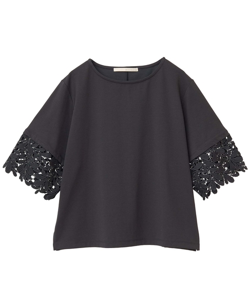 【ケミカルレース切替スリーブプルオーバー】 詳細画像 ブラック 9