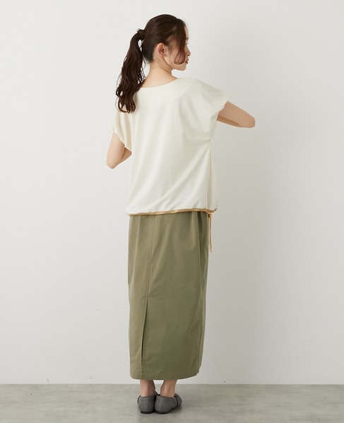 【ドローコードタックプルオーバー】 詳細画像 アイボリー 6