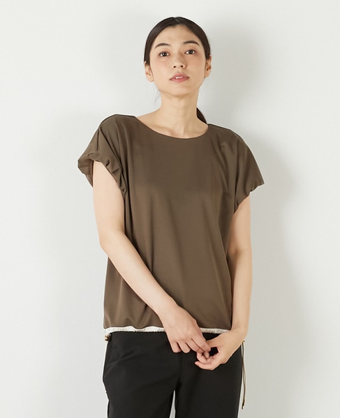 【ドローコードタックプルオーバー】 詳細画像 ブラウン 1