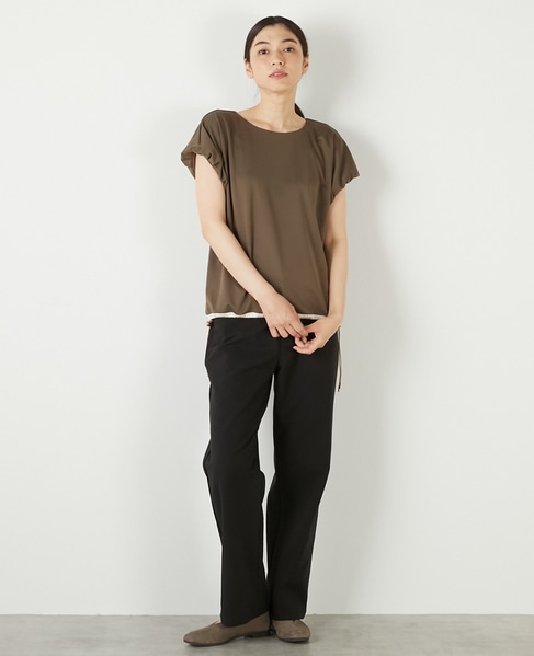 【ドローコードタックプルオーバー】 詳細画像 ブラウン 2