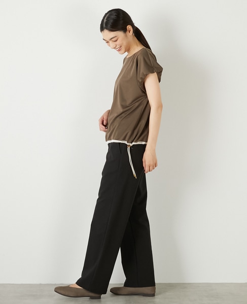 【ドローコードタックプルオーバー】 詳細画像 ブラウン 4