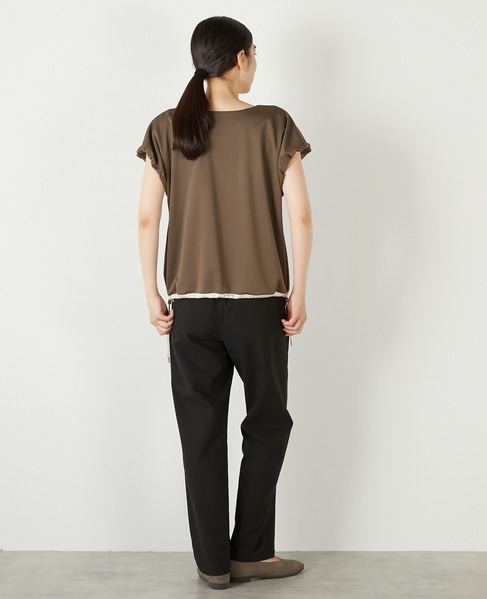 【ドローコードタックプルオーバー】 詳細画像 ブラウン 6