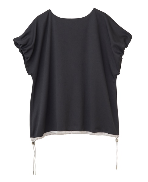 【ドローコードタックプルオーバー】 詳細画像 ブラック 2