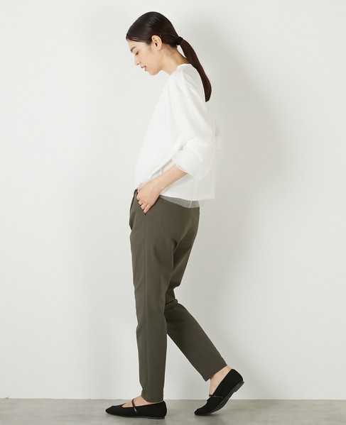 【コットン天竺×ソフトチュールカットプル】 詳細画像 オフホワイト 6