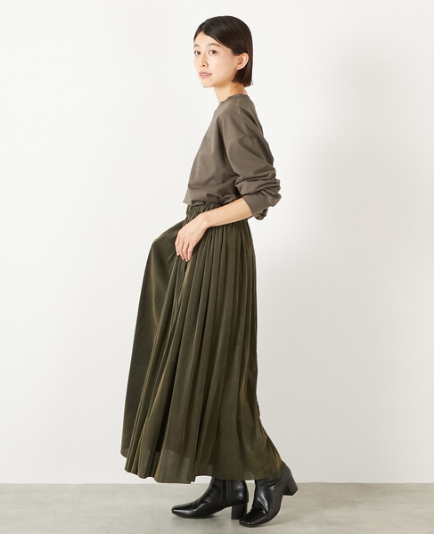 【ミニ裏毛ロゴPTロングスリーブTシャツ】 詳細画像 モカ 4