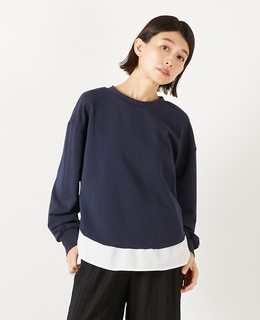 【ミニ裏毛＋ファブリックプルオーバー】