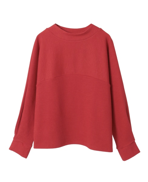 【ミニケーブルドルマンスリーブカットプル】 詳細画像 レッド 9