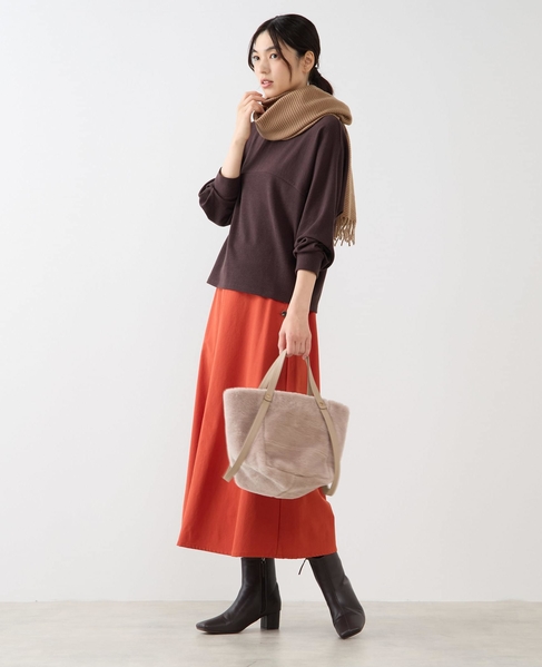 【ミニケーブルドルマンスリーブカットプル】 詳細画像 ダークブラウン 4