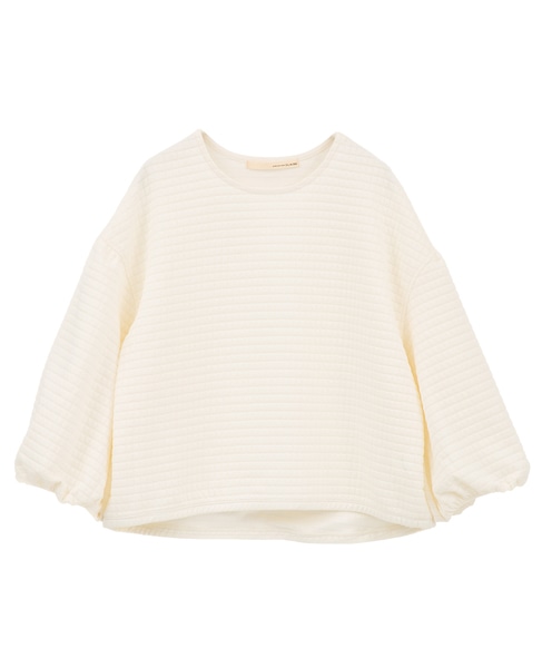 【スクエアキルトプルオーバー】 詳細画像 アイボリー 9