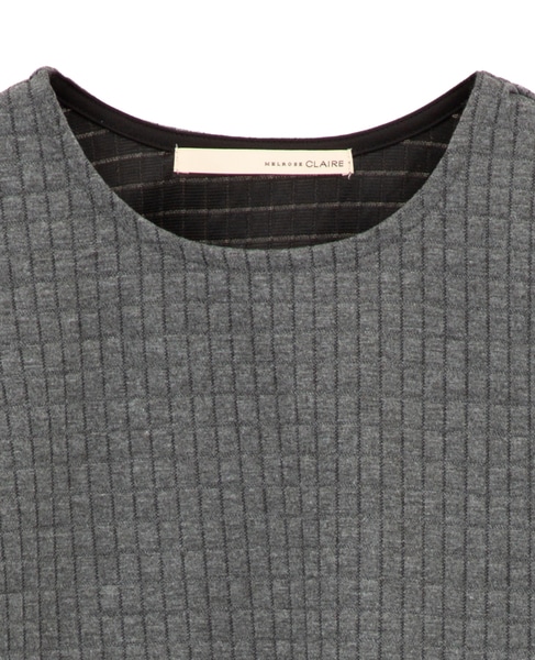 【スクエアキルトプルオーバー】 詳細画像 グレー 12