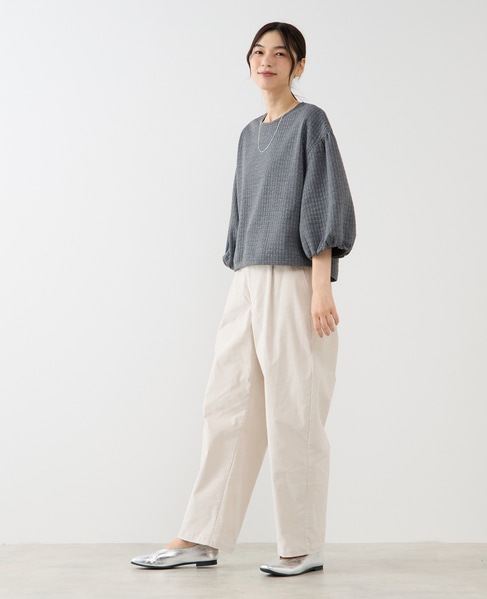 【スクエアキルトプルオーバー】 詳細画像 グレー 3