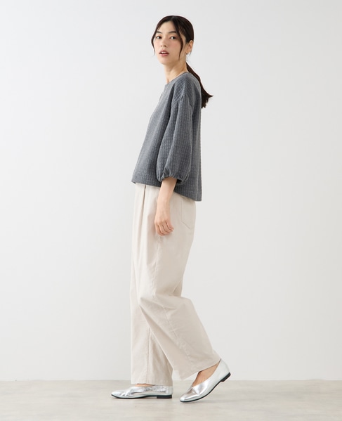 【スクエアキルトプルオーバー】 詳細画像 グレー 4