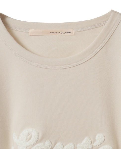 【サガラ刺しゅうロングTシャツ】 詳細画像 ライトベージュ 11