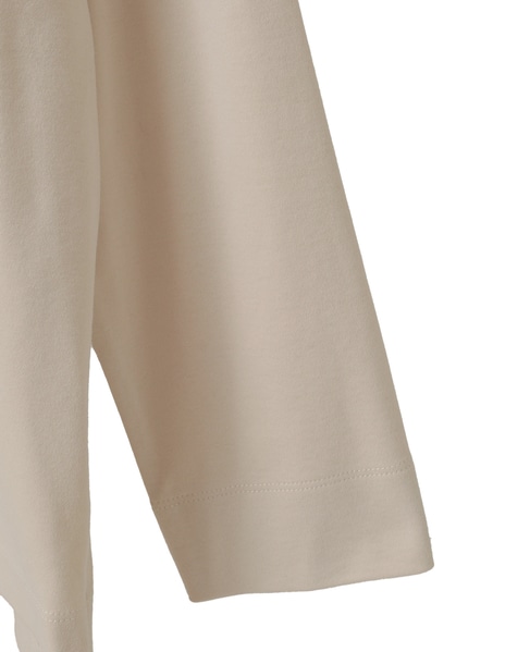 【サガラ刺しゅうロングTシャツ】 詳細画像 ライトベージュ 12