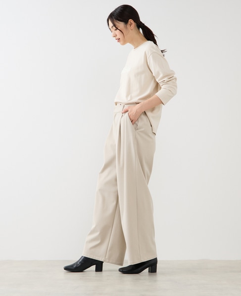 【サガラ刺しゅうロングTシャツ】 詳細画像 ライトベージュ 5