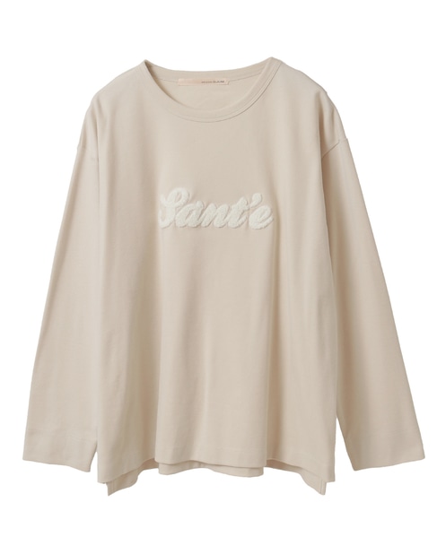 【サガラ刺しゅうロングTシャツ】 詳細画像 ライトベージュ 9
