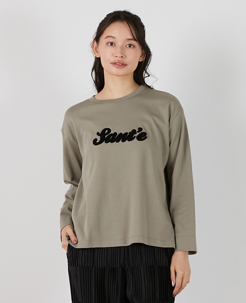 【サガラ刺しゅうロングTシャツ】 詳細画像 ブラウン系その他 1