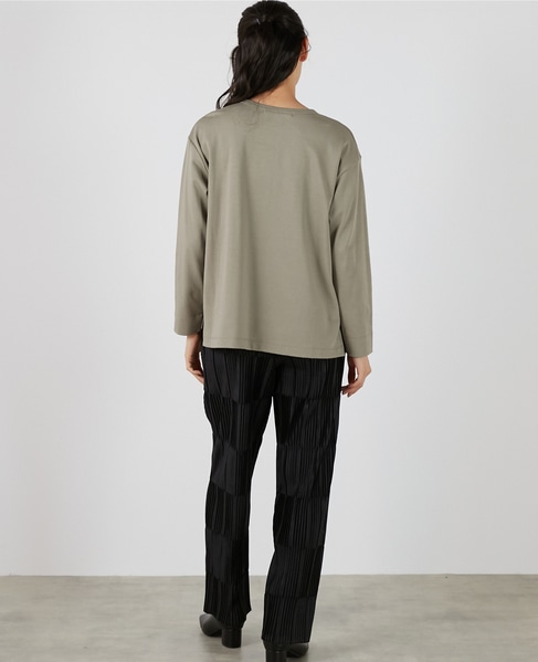 【サガラ刺しゅうロングTシャツ】 詳細画像 ブラウン系その他 6