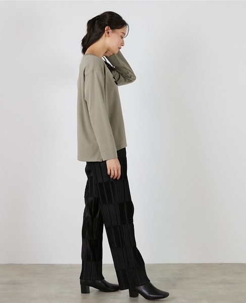 【サガラ刺しゅうロングTシャツ】 詳細画像 ブラウン系その他 7