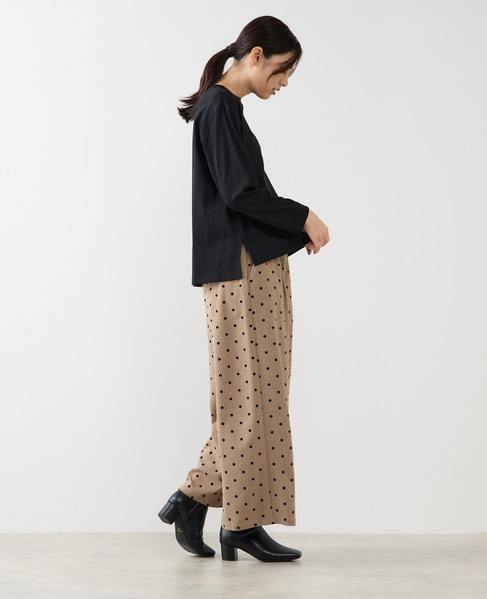 【サガラ刺しゅうロングTシャツ】 詳細画像 ブラック 6