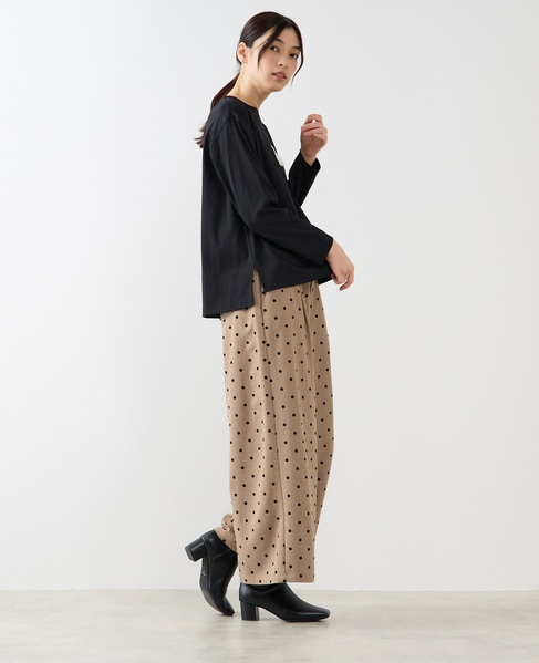 【サガラ刺しゅうロングTシャツ】 詳細画像 ブラック 7