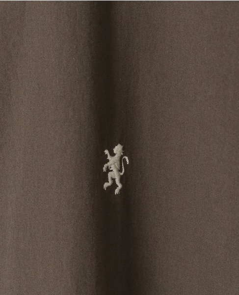 【Gymphlex/ジムフレックス】BAND COLLAR DRESS L/S 詳細画像 ブラウン 6