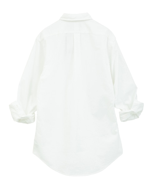 【POLO RALPH LAUREN/ポロラルフローレン】カスタムフィットガーメントダイボタンダウンシャツ 詳細画像 ホワイト 2