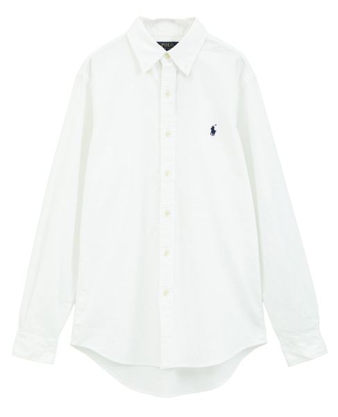 【POLO RALPH LAUREN/ポロラルフローレン】カスタムフィットガーメントダイボタンダウンシャツ 詳細画像 ホワイト 7