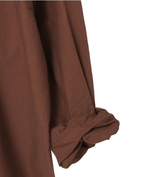 【POLO RALPH LAUREN/ポロラルフローレン】カスタムフィットガーメントダイボタンダウンシャツ 詳細画像 ブラウン 4