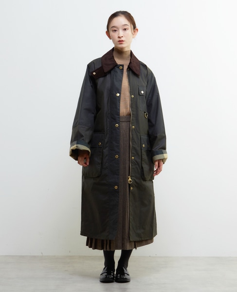 【Barbour/バブアー】MILDA WAX JACKET 詳細画像 オリーブ 1