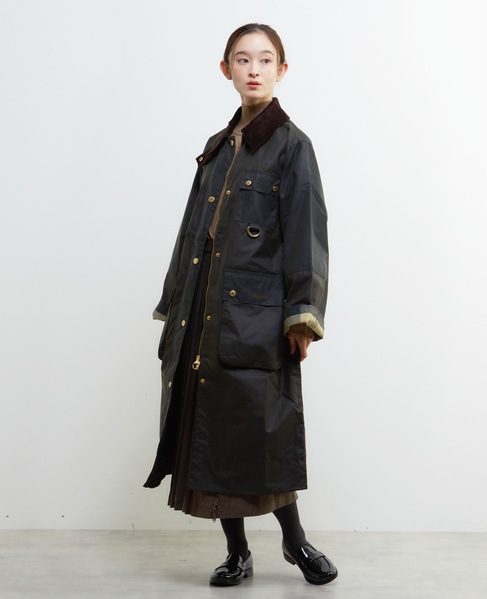 【Barbour/バブアー】MILDA WAX JACKET 詳細画像 オリーブ 2