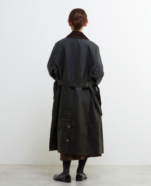 【Barbour/バブアー】MILDA WAX JACKET 詳細画像 オリーブ 5