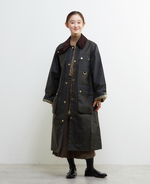 【Barbour/バブアー】MILDA WAX JACKET 詳細画像 オリーブ 8