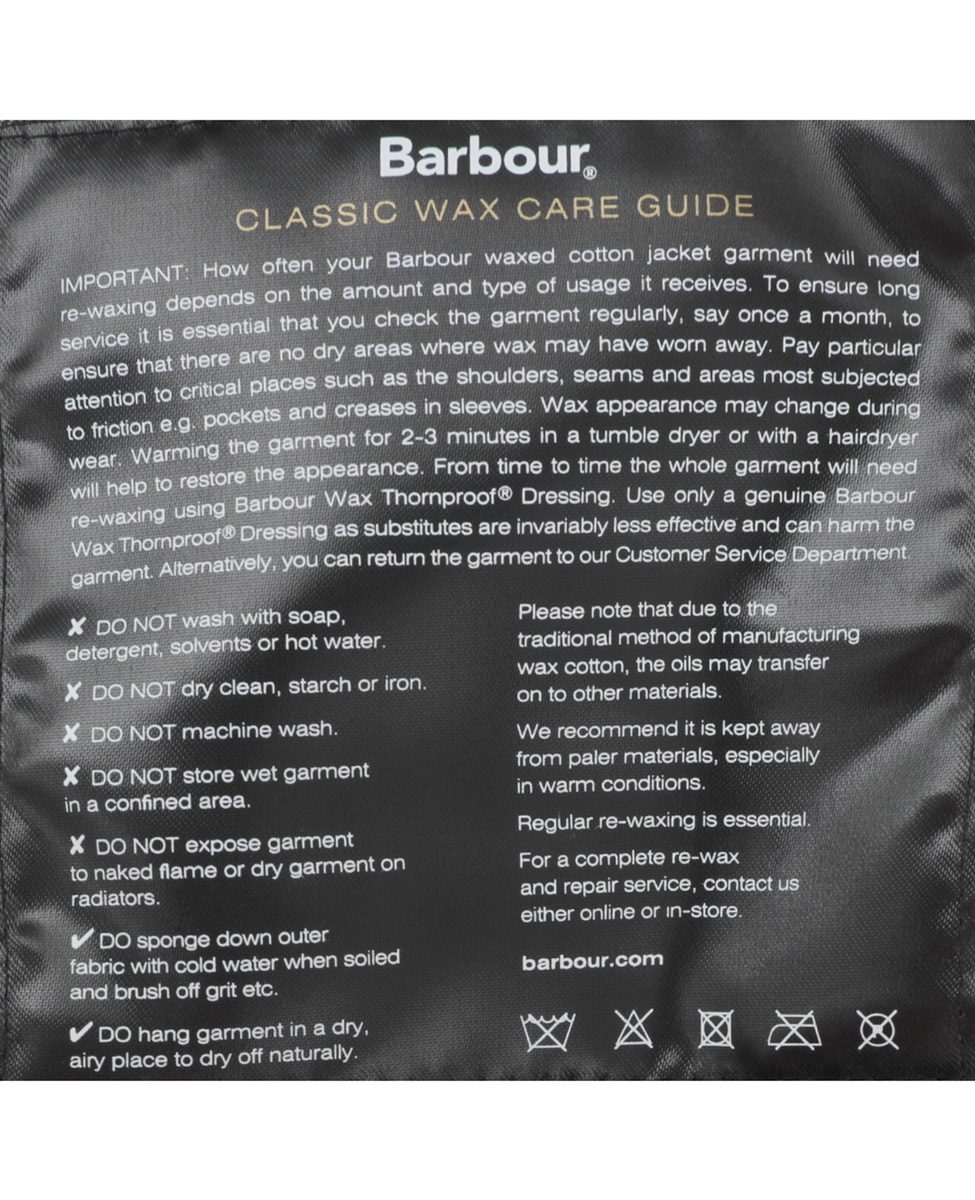 【Barbour/バブアー】MILDA WAX JACKET 詳細画像 オリーブ 20