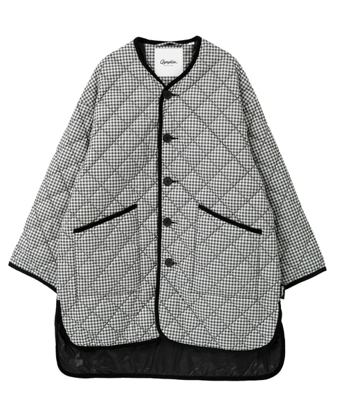 【Gymphlex/ジムフレックス】QUILT DOWN COLLARLESS COAT