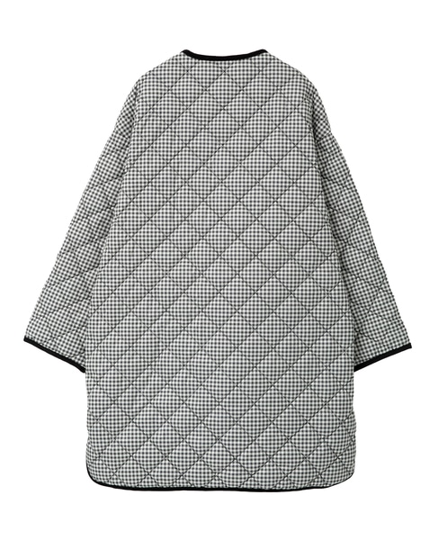 【Gymphlex/ジムフレックス】QUILT DOWN COLLARLESS COAT 詳細画像 チェック 2