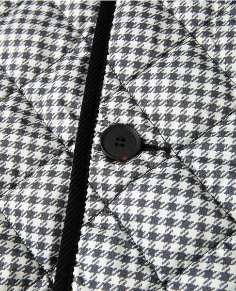 【Gymphlex/ジムフレックス】QUILT DOWN COLLARLESS COAT 詳細画像 チェック 7
