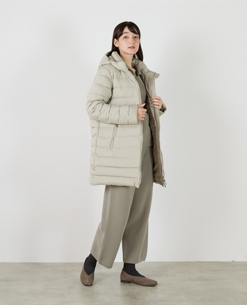 【PYRENEX/ピレネックス】Wジップ ダウンパーカー 詳細画像 ライトベージュ 7