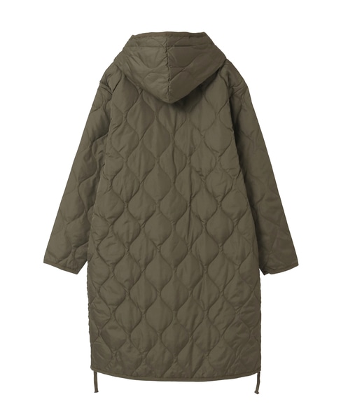 【TAION /タイオン】フード付ロングダウン 詳細画像 カーキ 2