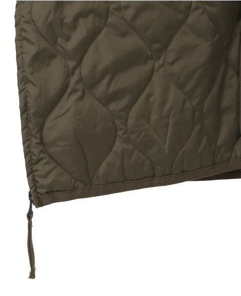 【TAION /タイオン】フード付ロングダウン 詳細画像 カーキ 5