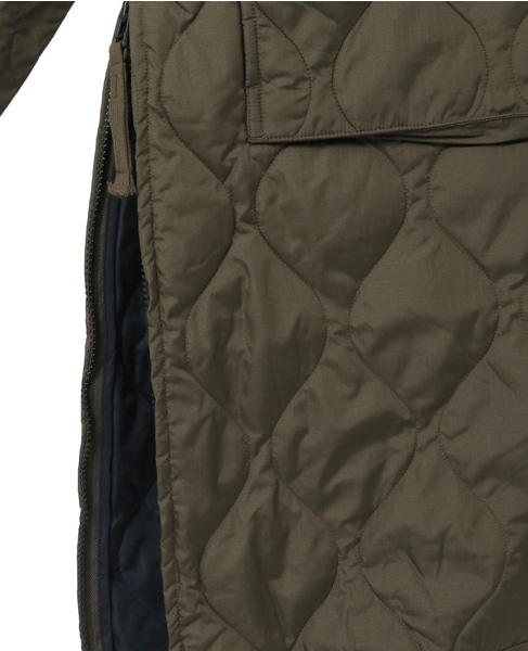 【TAION /タイオン】フード付ロングダウン 詳細画像 カーキ 6