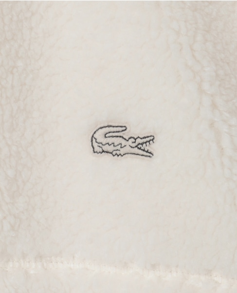 【LACOSTE/ラコステ】リブニットスタンドカラーボアジャケット 詳細画像 オフホワイト 7