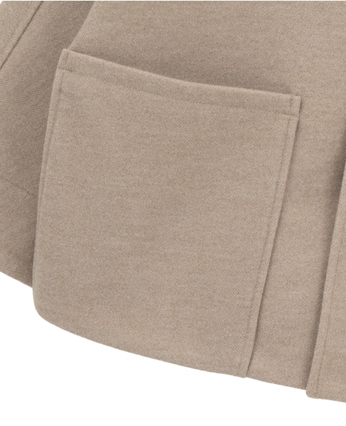 【ORCIVAL/オーシバル】DOLMAN SLEEVE JACKET 詳細画像 ベージュ 5