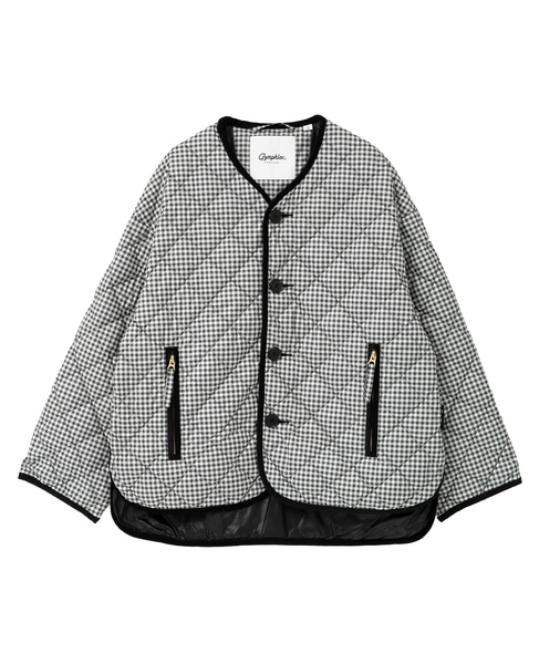 【Gymphlex/ジムフレックス】 QUILT DOWN COLLARLESS JACKET