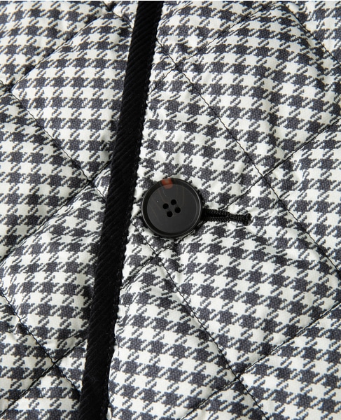 【Gymphlex/ジムフレックス】 QUILT DOWN COLLARLESS JACKET 詳細画像 チェック 7