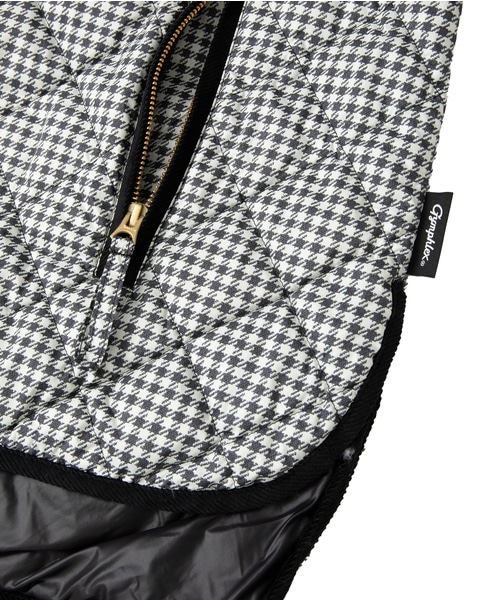 【Gymphlex/ジムフレックス】 QUILT DOWN COLLARLESS JACKET 詳細画像 チェック 8