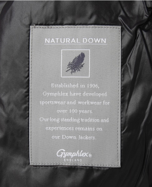 【Gymphlex/ジムフレックス】 QUILT DOWN COLLARLESS JACKET 詳細画像 チェック 9