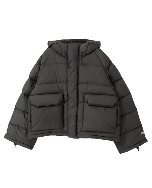 【Gymphlex/ジムフレックス】DOWN HOODED SHORT JACKET 詳細画像 チャコールグレー 1