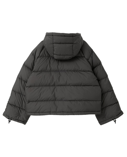 【Gymphlex/ジムフレックス】DOWN HOODED SHORT JACKET 詳細画像 チャコールグレー 2