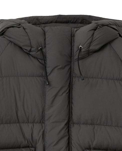 【Gymphlex/ジムフレックス】DOWN HOODED SHORT JACKET 詳細画像 チャコールグレー 3